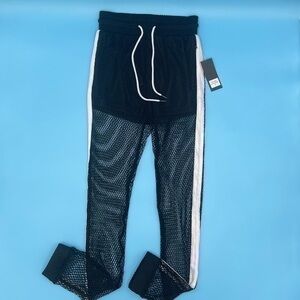 NWT- Peachy Girl Fishnet Pants